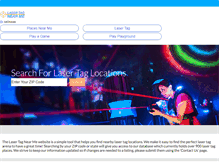 Tablet Screenshot of lasertagnearme.com